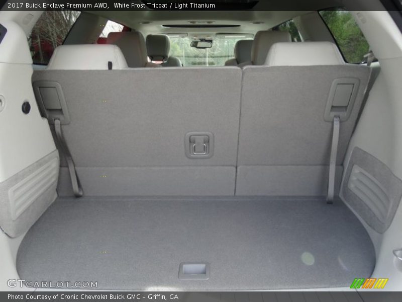 White Frost Tricoat / Light Titanium 2017 Buick Enclave Premium AWD