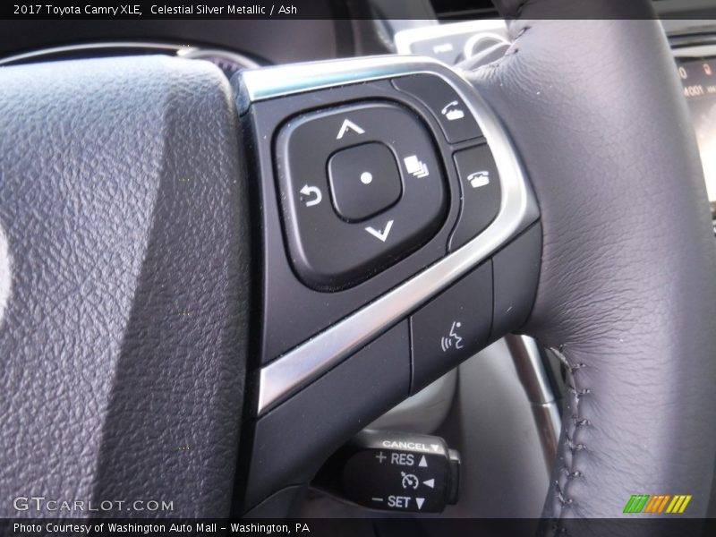 Celestial Silver Metallic / Ash 2017 Toyota Camry XLE
