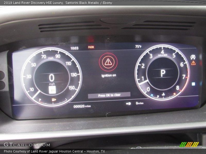 Santorini Black Metallic / Ebony 2019 Land Rover Discovery HSE Luxury