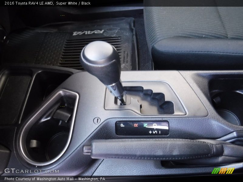 Super White / Black 2016 Toyota RAV4 LE AWD