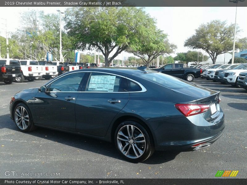 Shadow Gray Metallic / Jet Black 2019 Chevrolet Malibu Premier