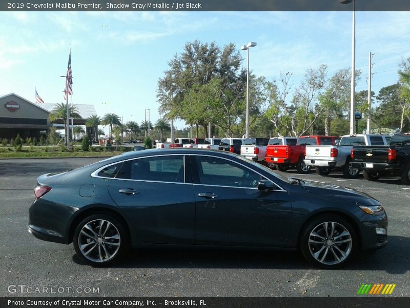 Shadow Gray Metallic / Jet Black 2019 Chevrolet Malibu Premier