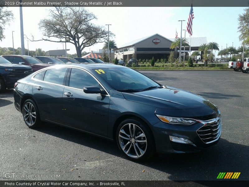 Shadow Gray Metallic / Jet Black 2019 Chevrolet Malibu Premier