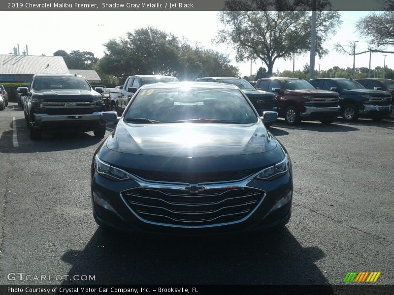 Shadow Gray Metallic / Jet Black 2019 Chevrolet Malibu Premier