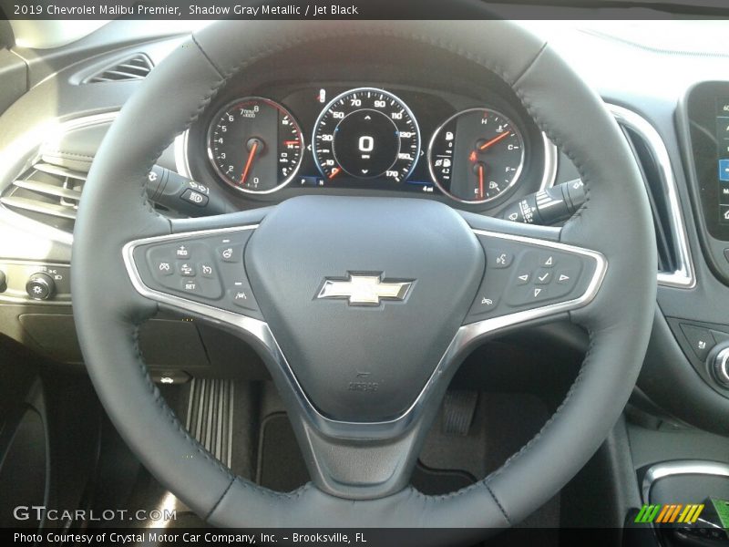 Shadow Gray Metallic / Jet Black 2019 Chevrolet Malibu Premier