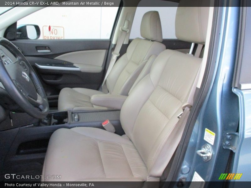 Mountain Air Metallic / Beige 2014 Honda CR-V EX-L AWD