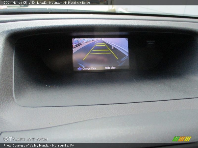 Mountain Air Metallic / Beige 2014 Honda CR-V EX-L AWD