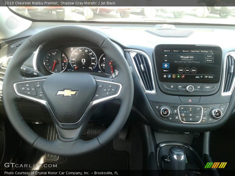 Shadow Gray Metallic / Jet Black 2019 Chevrolet Malibu Premier