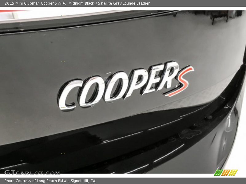Midnight Black / Satellite Grey Lounge Leather 2019 Mini Clubman Cooper S All4