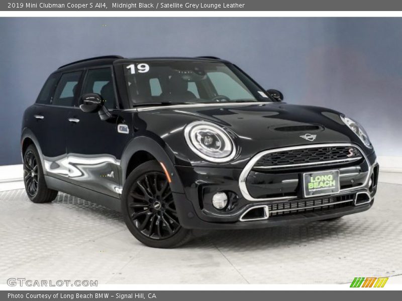 Midnight Black / Satellite Grey Lounge Leather 2019 Mini Clubman Cooper S All4