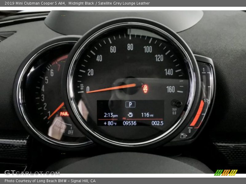 Midnight Black / Satellite Grey Lounge Leather 2019 Mini Clubman Cooper S All4