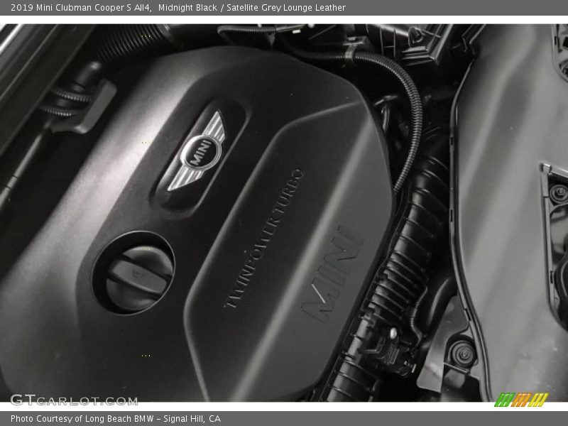 Midnight Black / Satellite Grey Lounge Leather 2019 Mini Clubman Cooper S All4