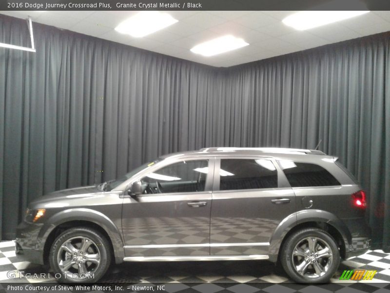 Granite Crystal Metallic / Black 2016 Dodge Journey Crossroad Plus