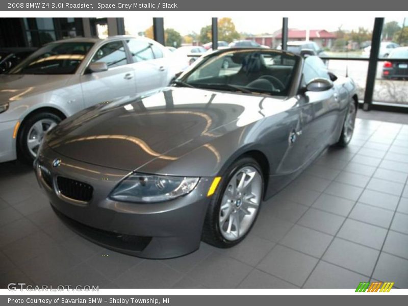 Space Grey Metallic / Black 2008 BMW Z4 3.0i Roadster