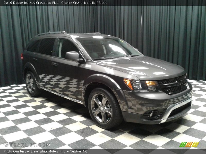 Granite Crystal Metallic / Black 2016 Dodge Journey Crossroad Plus