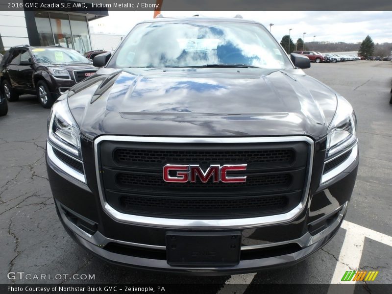 Iridium Metallic / Ebony 2016 GMC Acadia SLE AWD