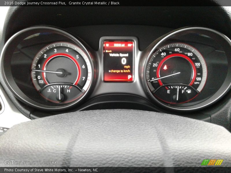Granite Crystal Metallic / Black 2016 Dodge Journey Crossroad Plus
