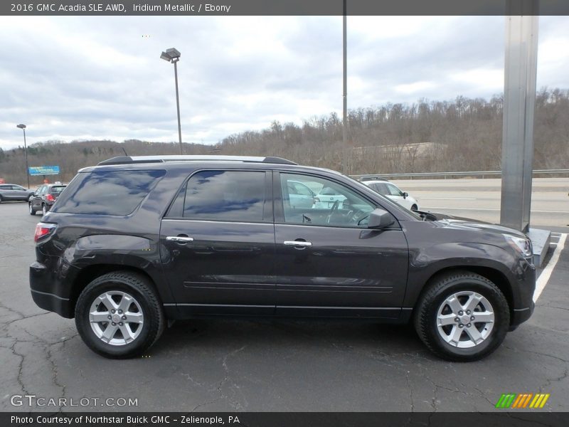 Iridium Metallic / Ebony 2016 GMC Acadia SLE AWD