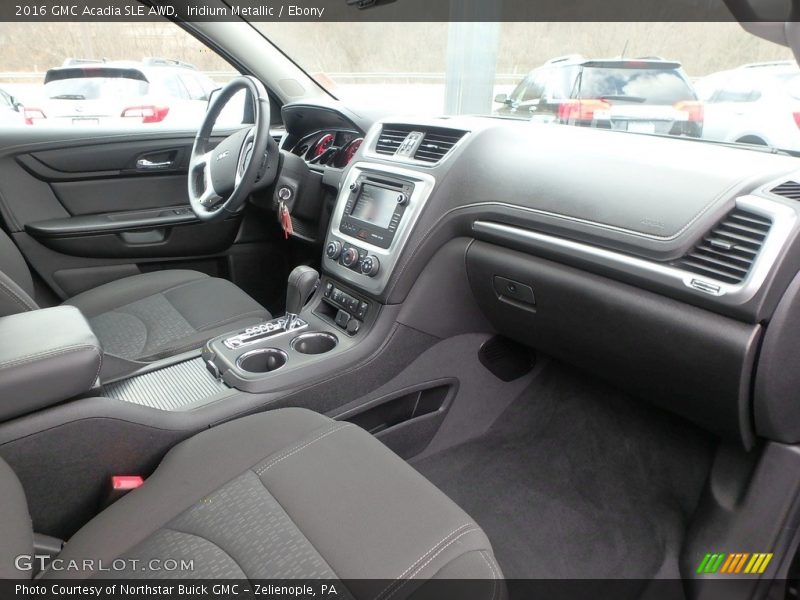 Iridium Metallic / Ebony 2016 GMC Acadia SLE AWD