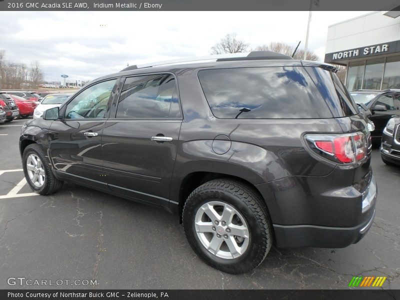 Iridium Metallic / Ebony 2016 GMC Acadia SLE AWD