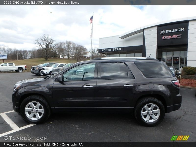 Iridium Metallic / Ebony 2016 GMC Acadia SLE AWD