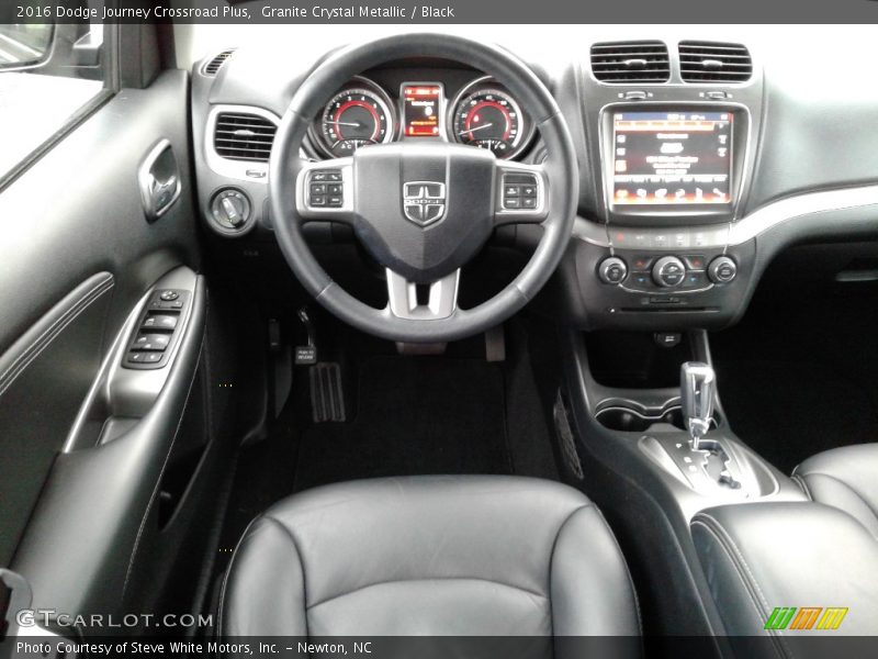 Granite Crystal Metallic / Black 2016 Dodge Journey Crossroad Plus