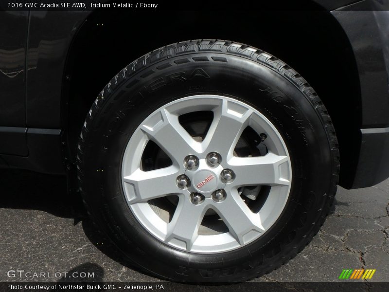 Iridium Metallic / Ebony 2016 GMC Acadia SLE AWD