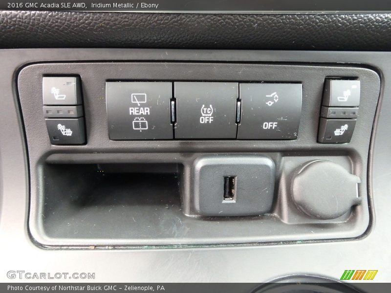 Iridium Metallic / Ebony 2016 GMC Acadia SLE AWD