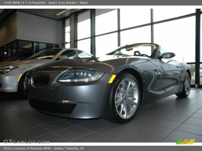 Space Grey Metallic / Black 2008 BMW Z4 3.0i Roadster