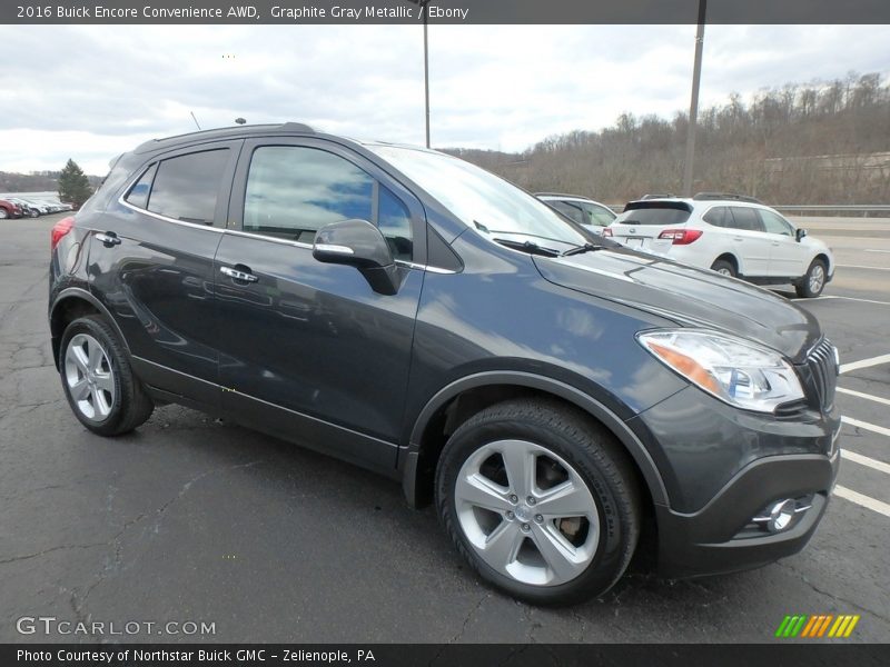 Graphite Gray Metallic / Ebony 2016 Buick Encore Convenience AWD