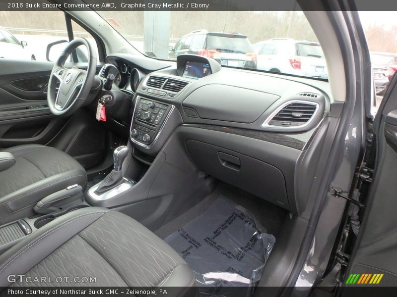Graphite Gray Metallic / Ebony 2016 Buick Encore Convenience AWD