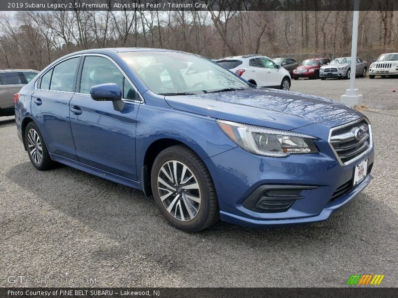 Abyss Blue Pearl / Titanium Gray 2019 Subaru Legacy 2.5i Premium