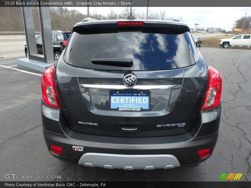 Graphite Gray Metallic / Ebony 2016 Buick Encore Convenience AWD