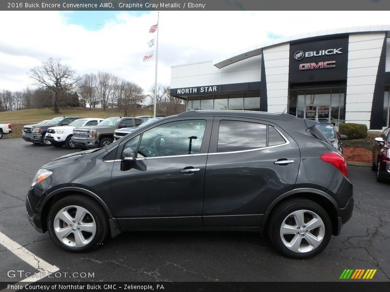 Graphite Gray Metallic / Ebony 2016 Buick Encore Convenience AWD