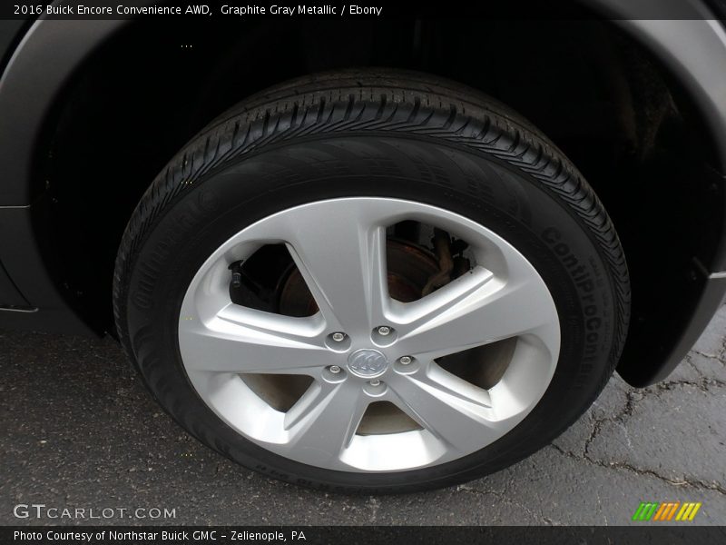 Graphite Gray Metallic / Ebony 2016 Buick Encore Convenience AWD