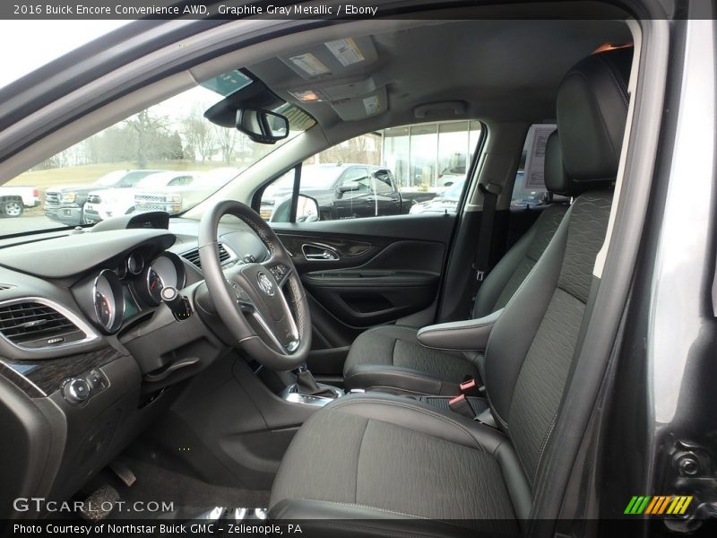 Graphite Gray Metallic / Ebony 2016 Buick Encore Convenience AWD