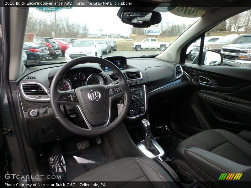 Graphite Gray Metallic / Ebony 2016 Buick Encore Convenience AWD