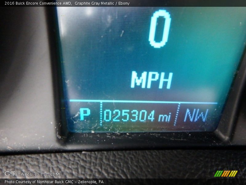 Graphite Gray Metallic / Ebony 2016 Buick Encore Convenience AWD
