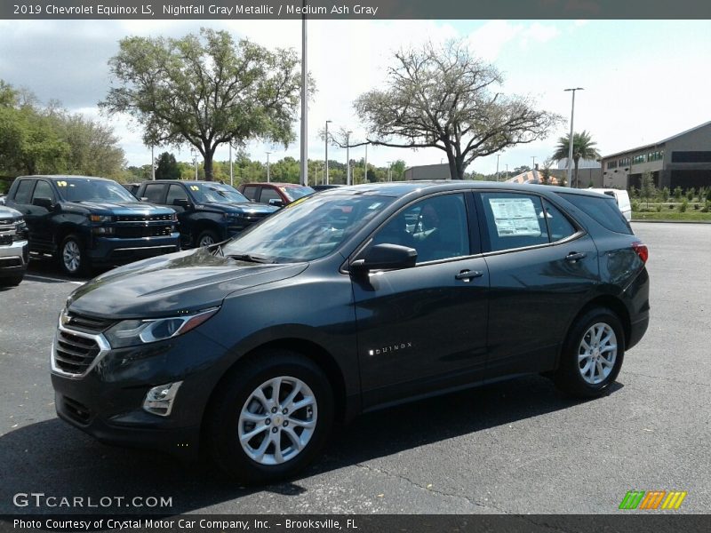 Nightfall Gray Metallic / Medium Ash Gray 2019 Chevrolet Equinox LS