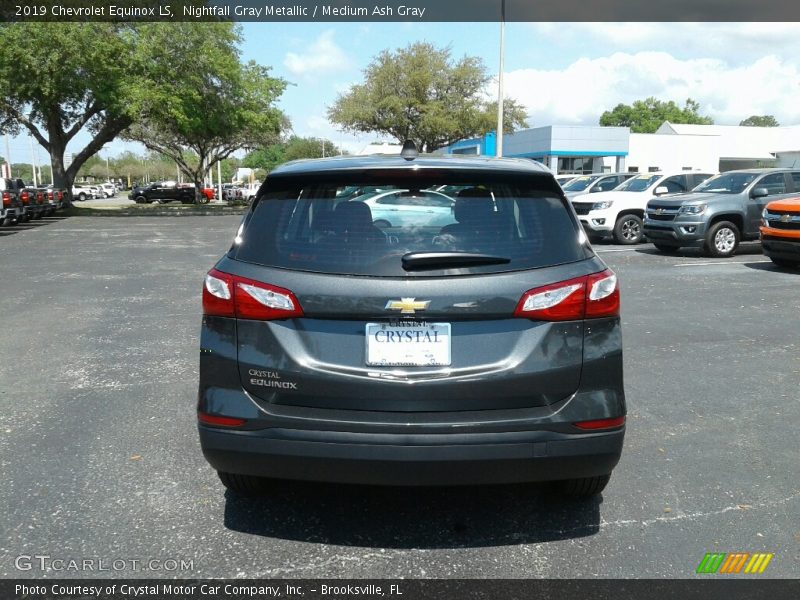 Nightfall Gray Metallic / Medium Ash Gray 2019 Chevrolet Equinox LS
