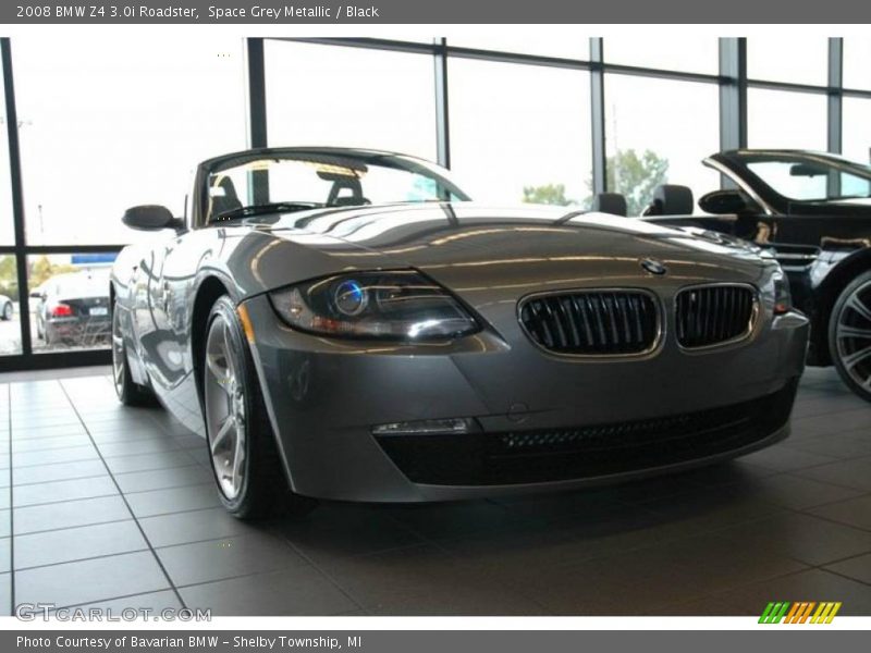 Space Grey Metallic / Black 2008 BMW Z4 3.0i Roadster