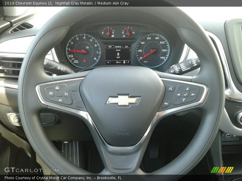 Nightfall Gray Metallic / Medium Ash Gray 2019 Chevrolet Equinox LS