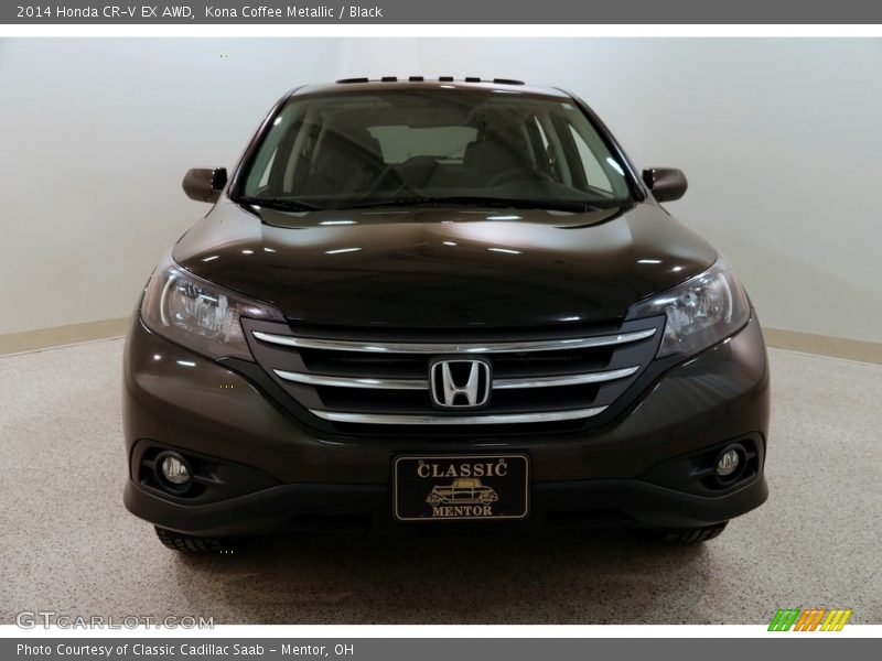 Kona Coffee Metallic / Black 2014 Honda CR-V EX AWD