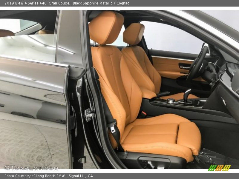 Black Sapphire Metallic / Cognac 2019 BMW 4 Series 440i Gran Coupe