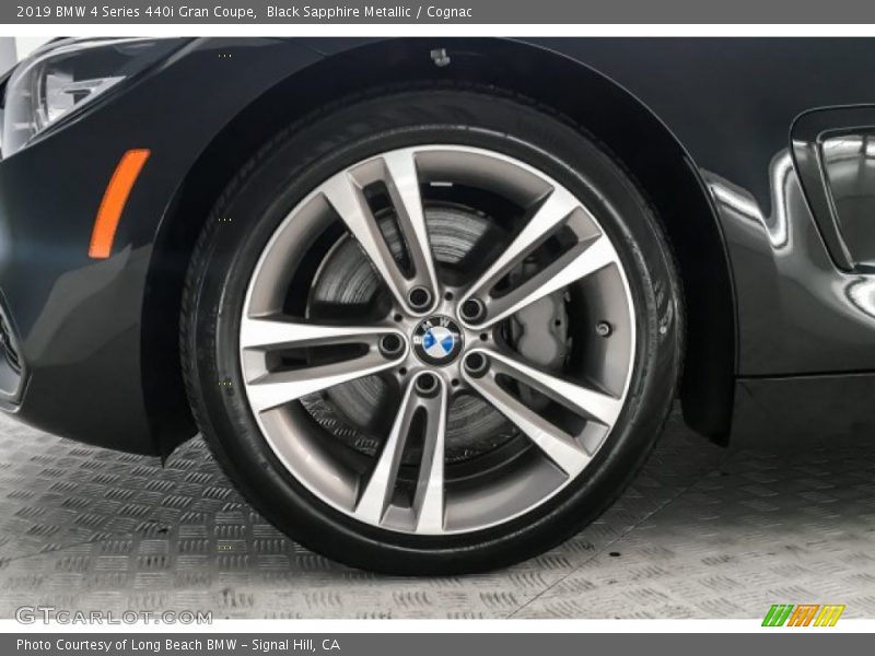 Black Sapphire Metallic / Cognac 2019 BMW 4 Series 440i Gran Coupe