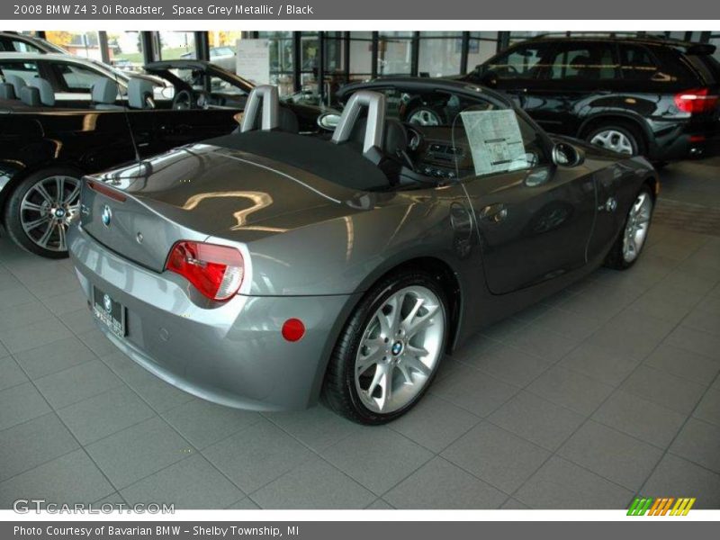 Space Grey Metallic / Black 2008 BMW Z4 3.0i Roadster