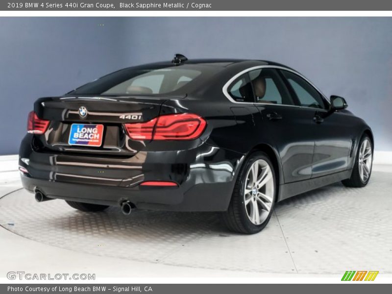 Black Sapphire Metallic / Cognac 2019 BMW 4 Series 440i Gran Coupe