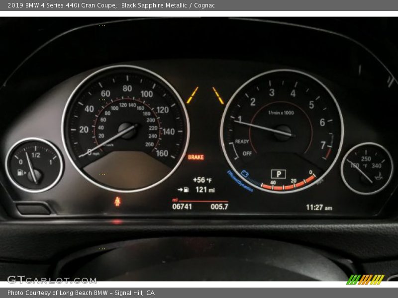 Black Sapphire Metallic / Cognac 2019 BMW 4 Series 440i Gran Coupe