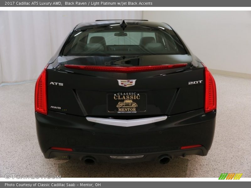 Black Raven / Light Platinum w/Jet Black Accents 2017 Cadillac ATS Luxury AWD