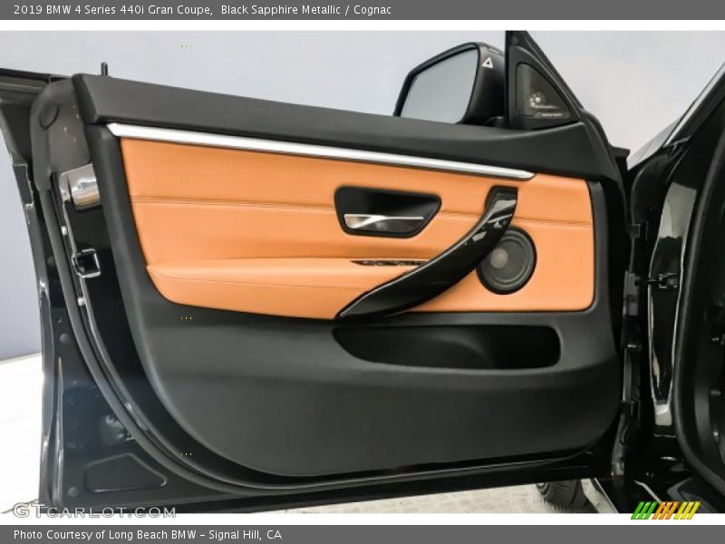 Black Sapphire Metallic / Cognac 2019 BMW 4 Series 440i Gran Coupe